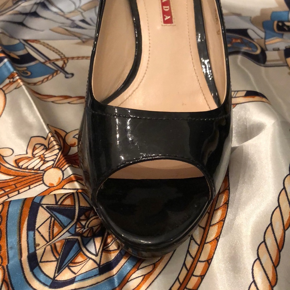 Prada Patent Leather Espadrille - Picture 5 of 6